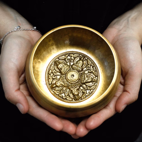 Fem Buddha Syngeskåler 10cm (Min 400Gm) - Bilde 2