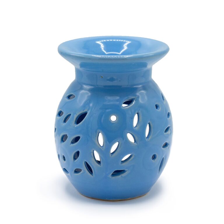 Floral-Oil-Burner-Blue