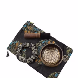 Flower Of Life Sing Bowl-Sett