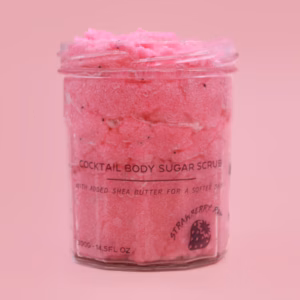 Duftende Sukkerbodyscrub - Strawberry Rum 300g