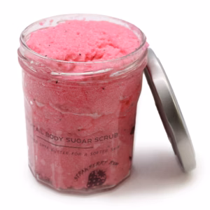 Duftende Sukkerbodyscrub - Strawberry Rum 300g