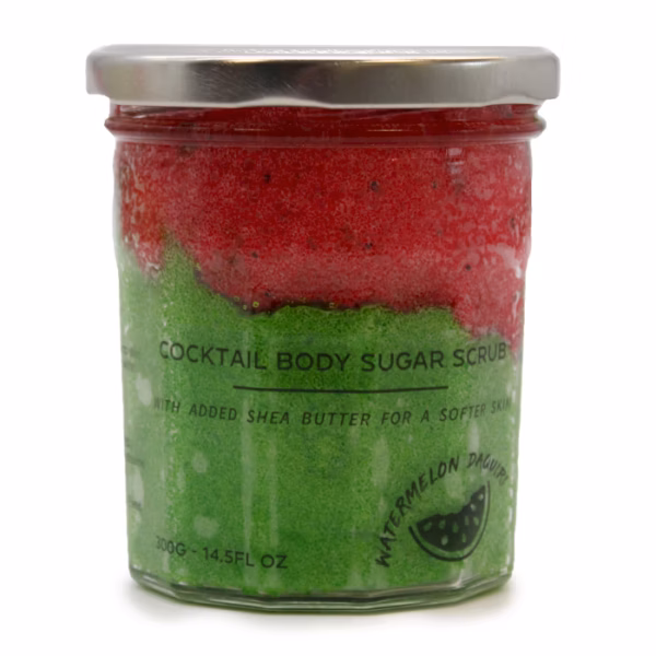 Doftande Sockerpeeling för Kroppen - Vattenmelon Daiquiri 300g