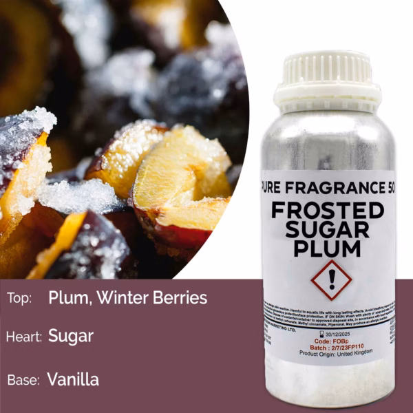 Frosted Sugar Plum Duftolje Ren - 500Ml