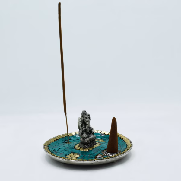 Ganesh Plate Tibetansk Dekor Kegle- Og Pinneholder - Bilde 2