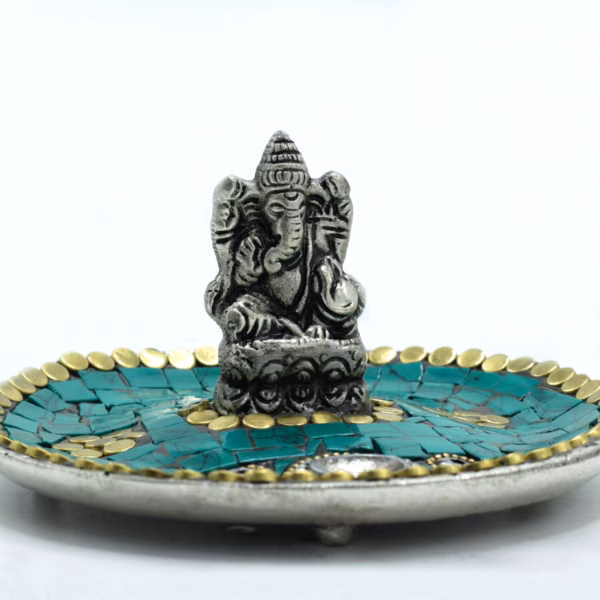 Ganesh Plate Tibetansk Dekor Kegle- Og Pinneholder - Bilde 3