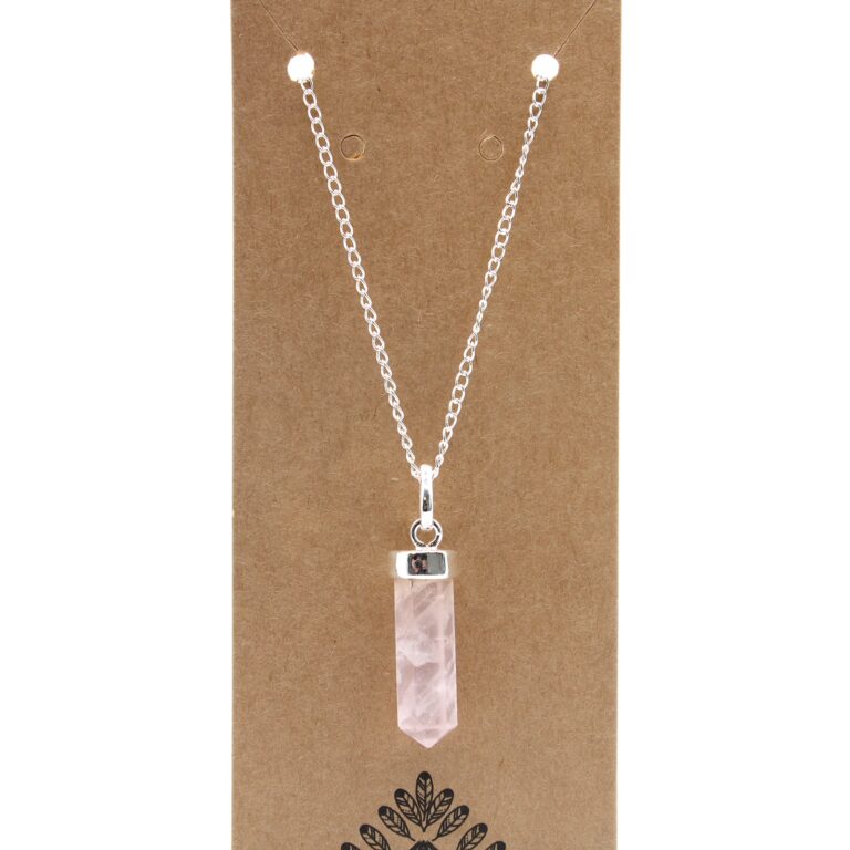 Gemstone-Classic-Point-Pendant-Rose-Quartz