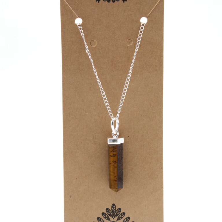 Gemstone-Classic-Point-Pendant-Tiger-Eye
