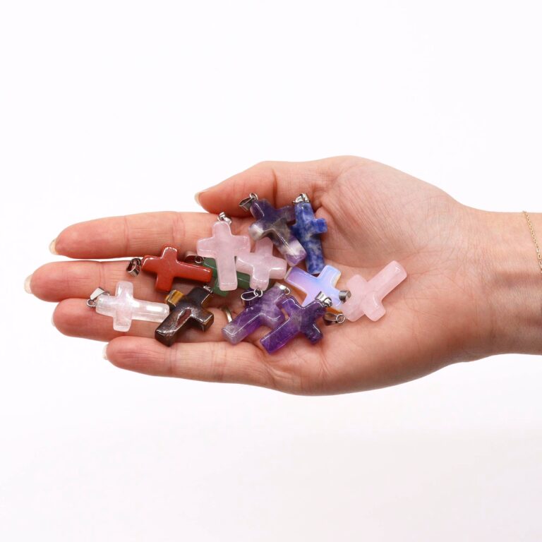 Gemstone-Crosses-Pendants-12-assorted-25x18mm