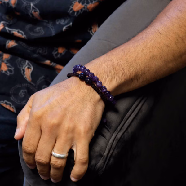 Armbånd Double Power - Amythist - Bilde 4