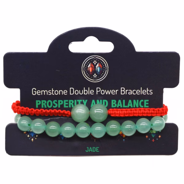Armbånd Double Power - Jade