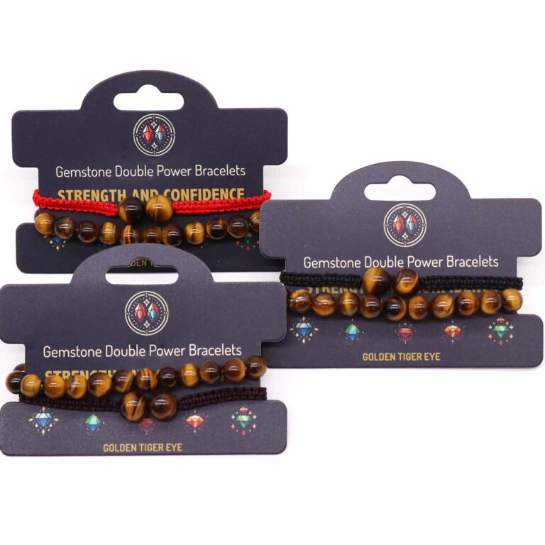 Gemstone-Double-Power-Bracelets-Tiger-Eye