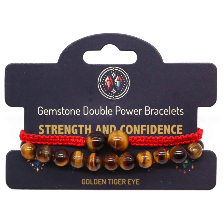 Gemstone-Double-Power-Bracelets-Tiger-Eye