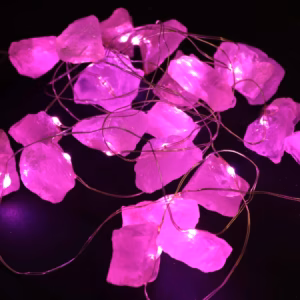 Natuurlijke Edelsteen Decoratieve Slingers - Rozenkwarts