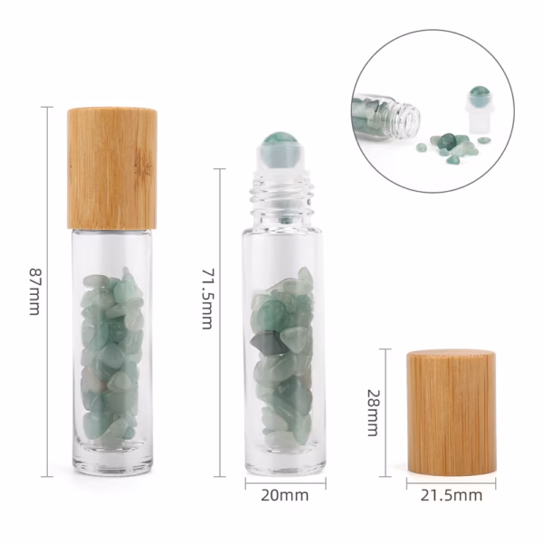 Eterisk Olje Roll-on Flaske - Aventurin - 5ml - Bilde 2