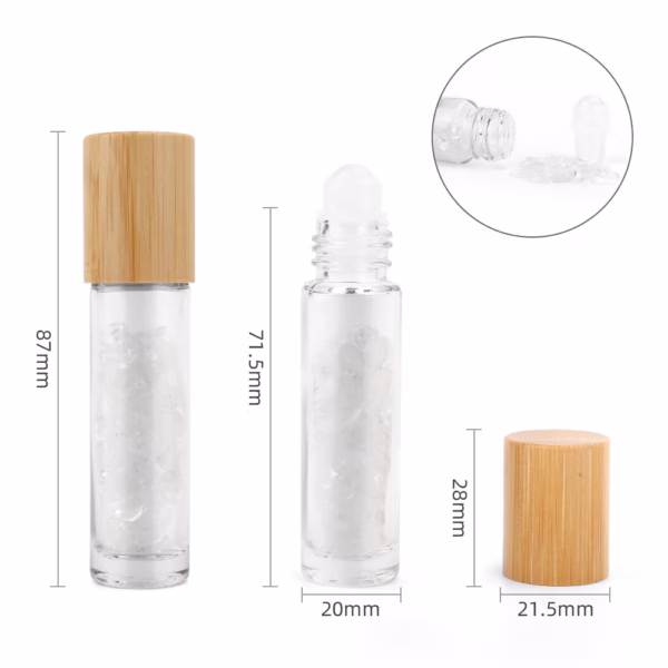 Eterisk Olje Roll-on Flaske - Bergkvarts - 5ml - Bilde 2