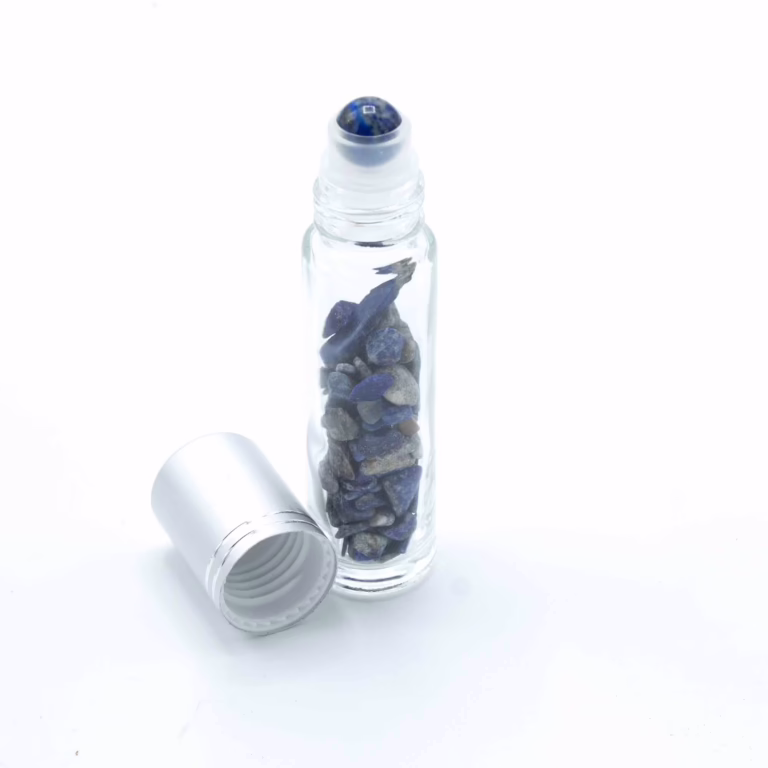 Gemstone-Essential-Oil-Roller-Bottle-Sodalite-Silver-Cap-Gemstone-Roller-Tip-for-5ml-Bottle-Sodalite