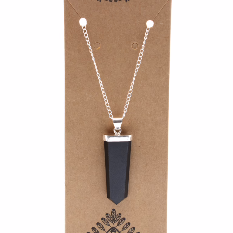 Gemstone-Flat-Pencil-Pendant-Black-Agate