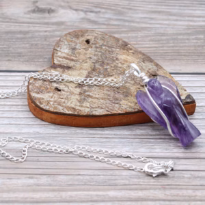 Anhänger mit Edelstein 'Wächter' Amethyst