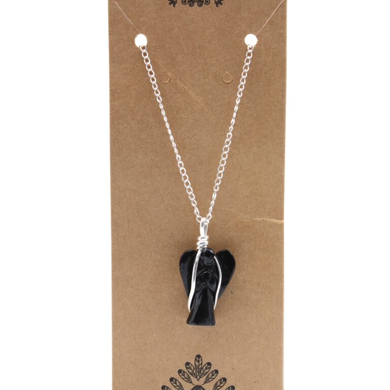 Gemstone-Guardian-Angel-Pendant-Black-Agate