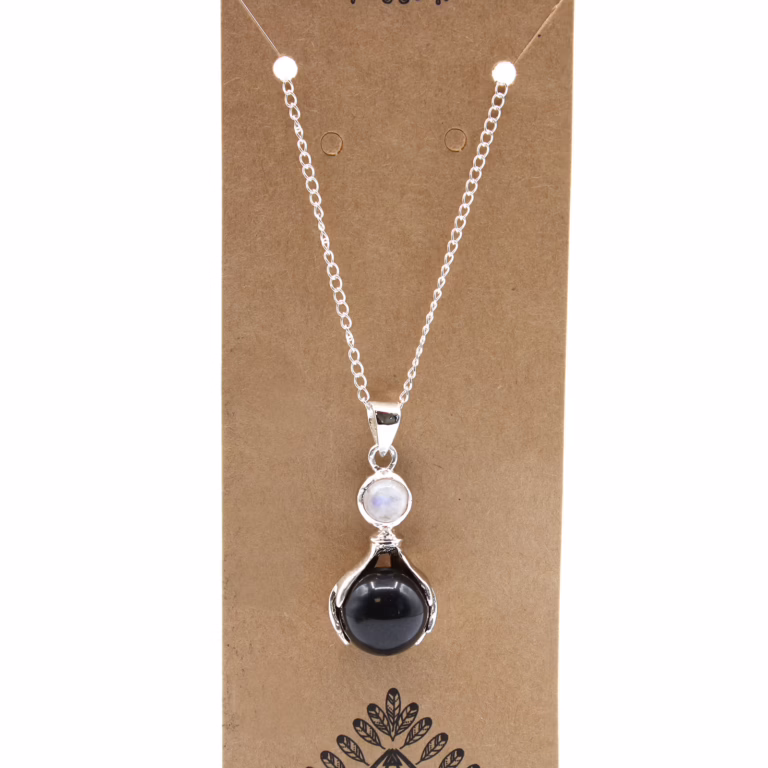 Gemstone-Healing-Hands-Pendant-Black-Agate