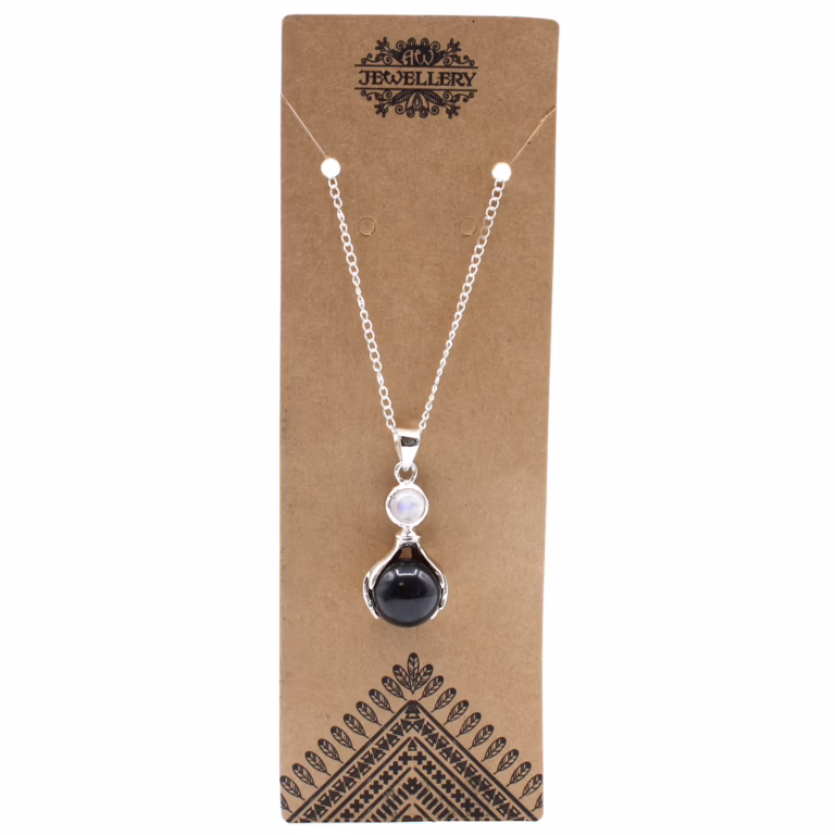 Gemstone-Healing-Hands-Pendant-Black-Agate