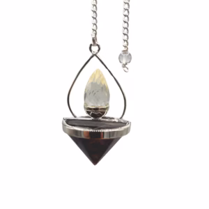 Edelsten Lantern Of Life-Pendel - Ametyst Og Bergkvarts