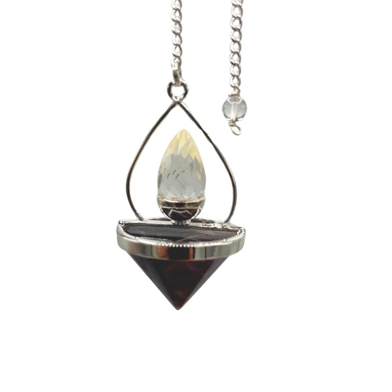 Gemstone-Lantern-of-Life-Pendulum-Amethyst-Rock-Quartz