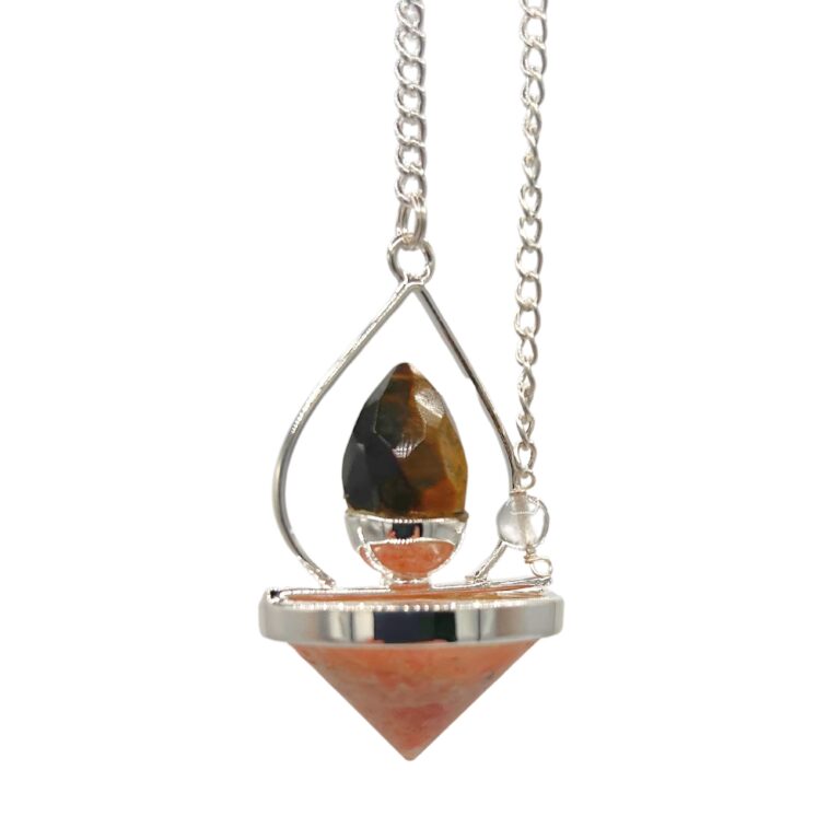 Gemstone-Lantern-of-Life-Pendulum-Sunstone-Tigereye