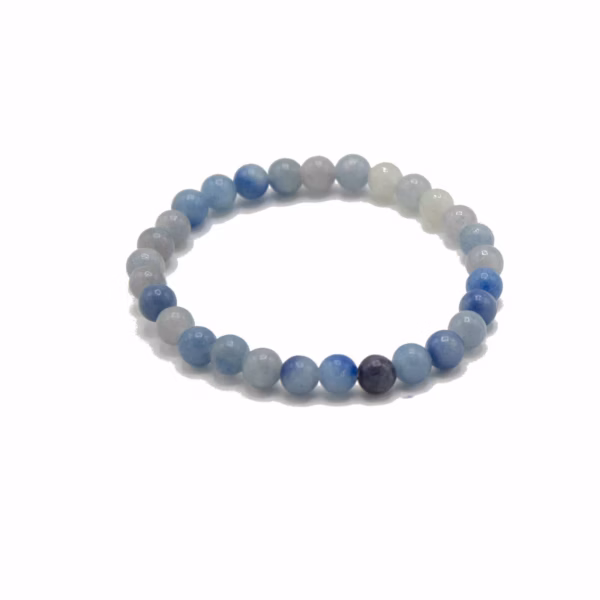 Pulsera Manifestación Piedras Preciosas - Ágata Azul - Independencia