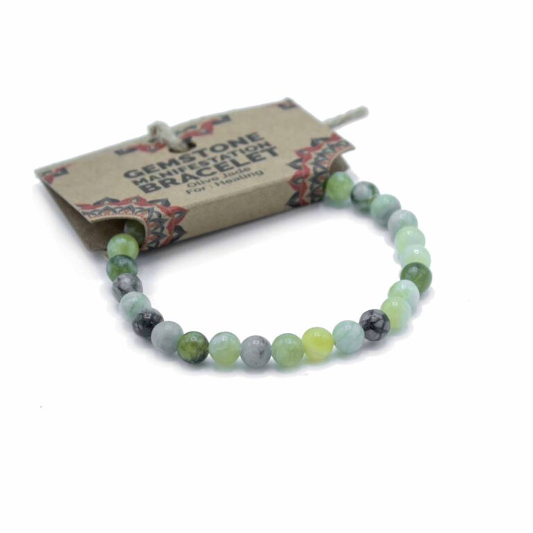 Gemstone-Manifestation-Bracelet-Olive-Jade-Healing