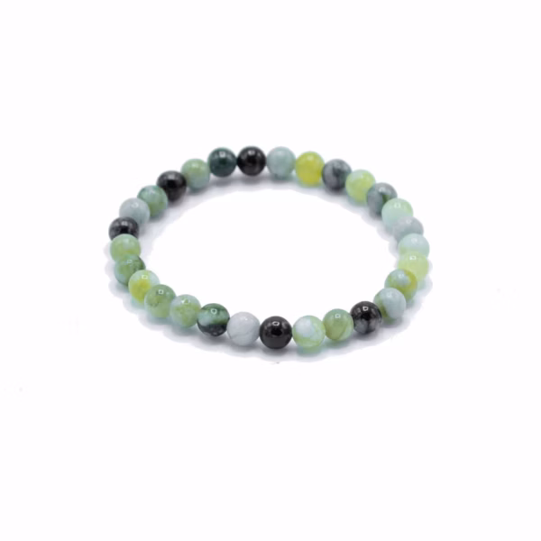 Manifestasjons Armbånd - Olive Jade - Healing