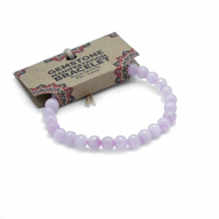 Gemstone-Manifestation-Bracelet-Rose-Quartz-Love