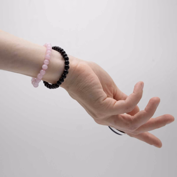 Gemstone Manifestation Bracelet - Rose Quartz - Love - Image 3