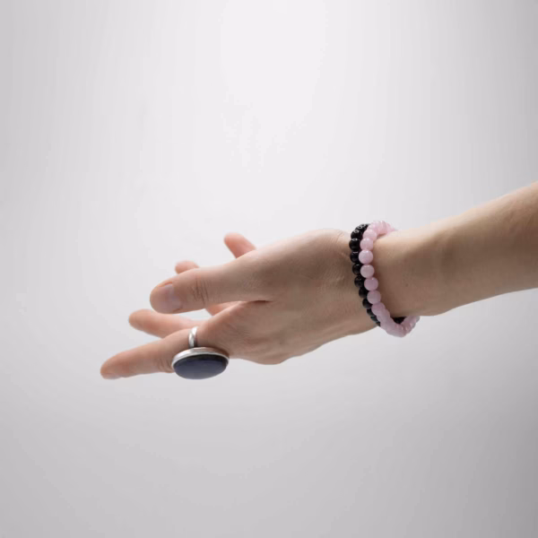 Gemstone Manifestation Bracelet - Rose Quartz - Love - Image 4