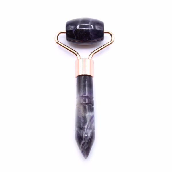 Edelsteen Mini Gezichts  Roller - Amethist