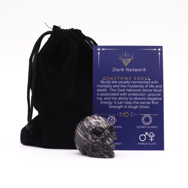 Gemstone-Small-Skull-Dark-Network-Stone-40x30x28mm