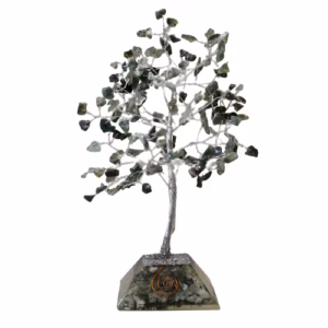 Gemstone Tree med Organite Base - 160 Stone - Moss Agate