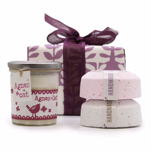 Cadeaubox - Maansteen - Kaars + Provence & Thee en Rozen - Bruis