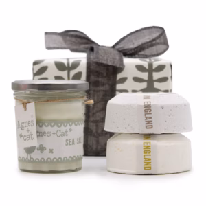 Cadeaubox - Fluwelen Maan - Kaars + Windermere & Citrus - Bruis