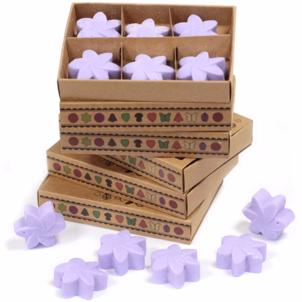 Cajas De 6 Ceras De Soja -Campos De Lavanda - Imagen 6