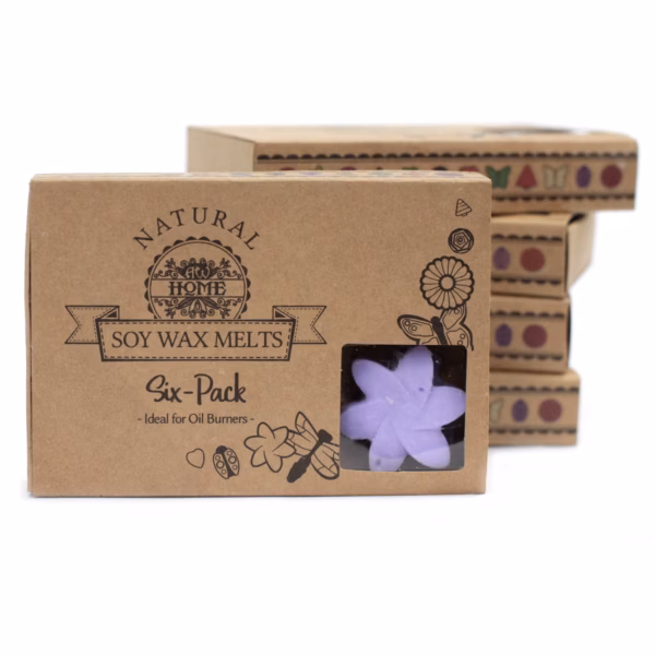 Cajas De 6 Ceras De Soja -Campos De Lavanda