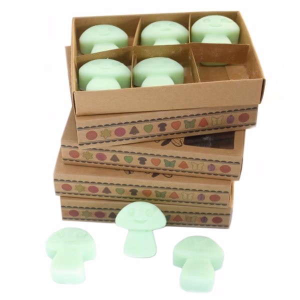 Cajas De 6 Ceras De Soja - Regaliz - Imagen 2