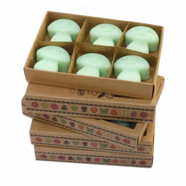 Cajas De 6 Ceras De Soja - Regaliz