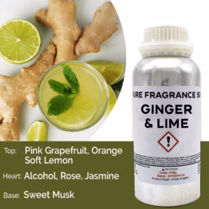 Ingefær & Lime Duftolje Koncentrert / Ren - 500ml