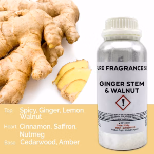 Gemberstengel en Walnoot Puur Geurolie 500ml