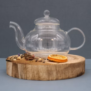 Tekanne av Glass - Rund Perle - 800ml
