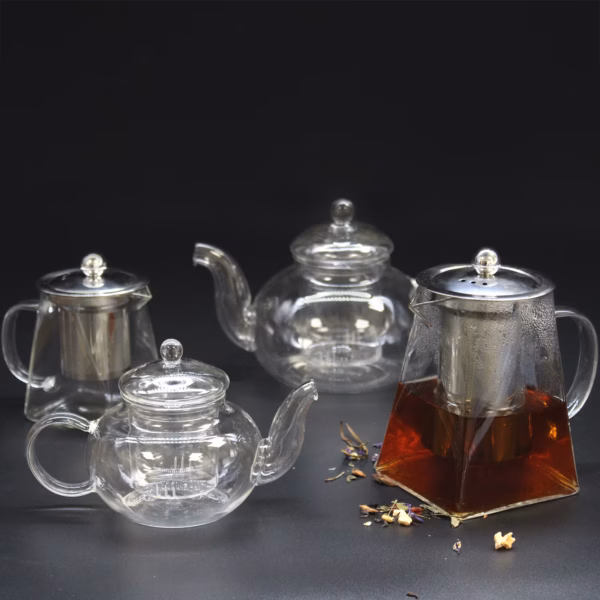 Tekanne I Glass - Tårnform - 350ml - Bilde 2