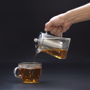 Glass Infuser Teapot - Tower Shape - 350ml
