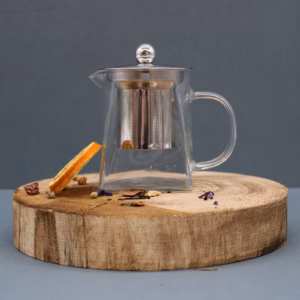 Glass Infuser Teapot - Tower Shape - 350ml