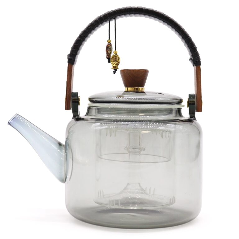 Glass-Infuser-Teapot-With-Steamer-System-Charcoal-1000ml
